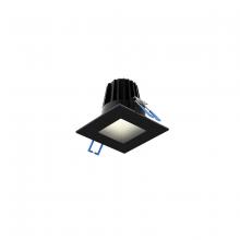 DALS RGR2SQ-3K-BK - 2 Inch Square Indoor/Outdoor Regressed Gimbal Down Light