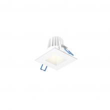 DALS RGR2SQ-3K-WH - 2 Inch Square Indoor/Outdoor Regressed Gimbal Down Light
