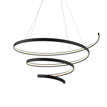 DALS SPR34-CC-BK - Spiral decorative modern pendant